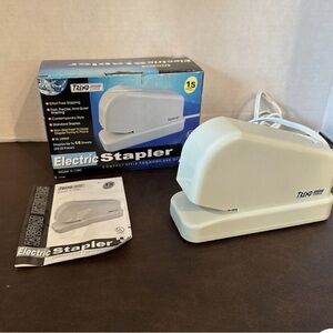 Trend Electric Stapler in White (NEW)